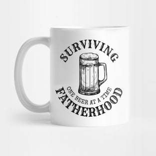 Surviving Fatherhood one beer at a time, Beer lover, Dad Bod, Dad beer Mug